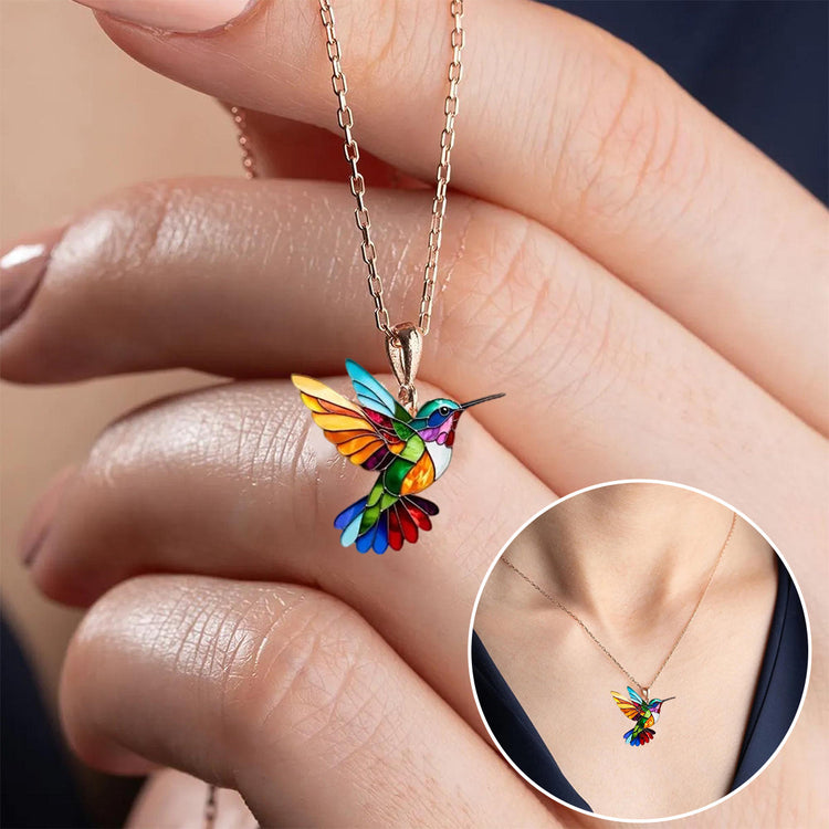 Betsy | Elegant Hummingbird Necklace