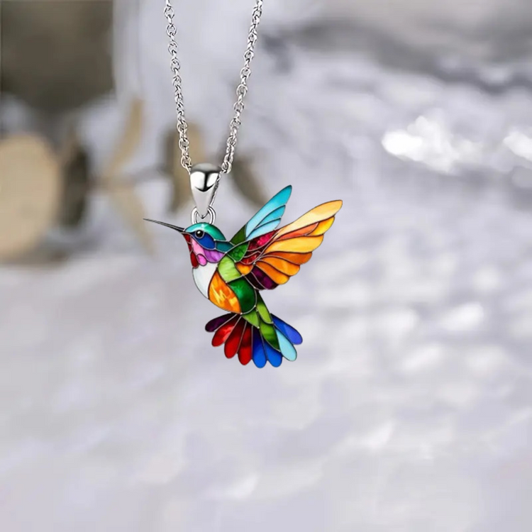 Betsy | Elegant Hummingbird Necklace