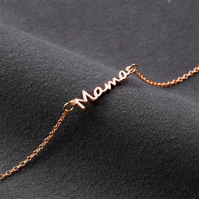 Mama stainless steel bracelet