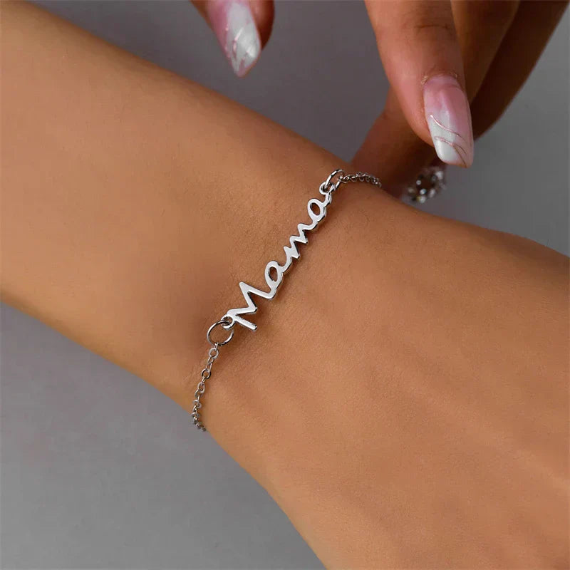Mama stainless steel bracelet