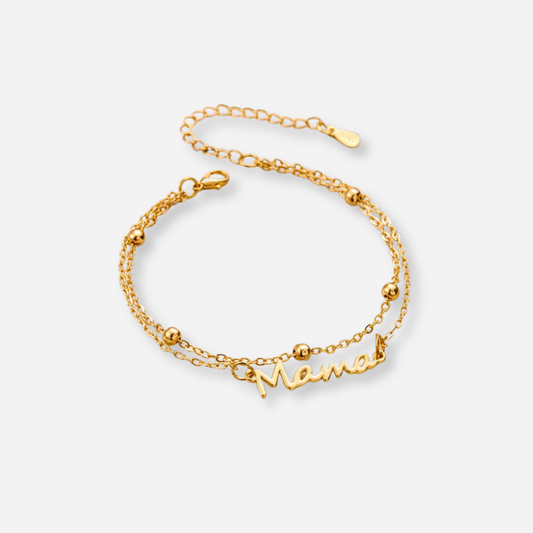 Mama stainless steel bracelet