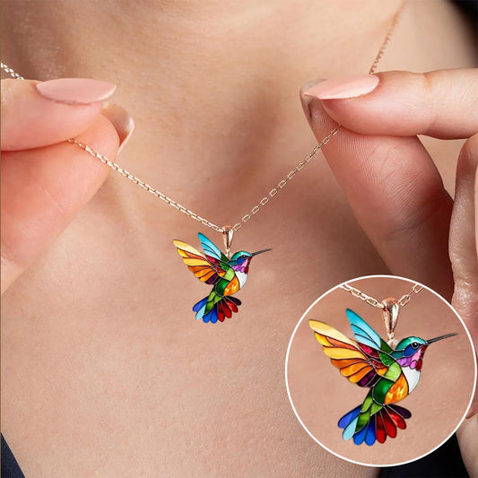 Betsy | Elegant Hummingbird Necklace