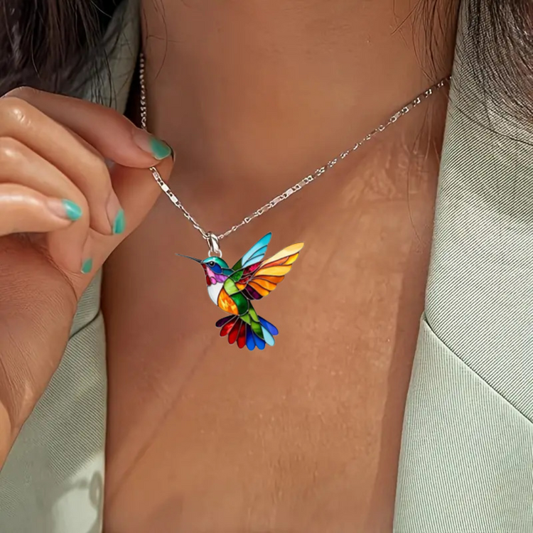 Betsy | Elegant Hummingbird Necklace