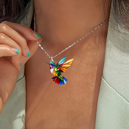 Betsy | Elegant Hummingbird Necklace