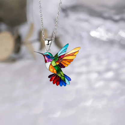 Betsy | Elegant Hummingbird Necklace