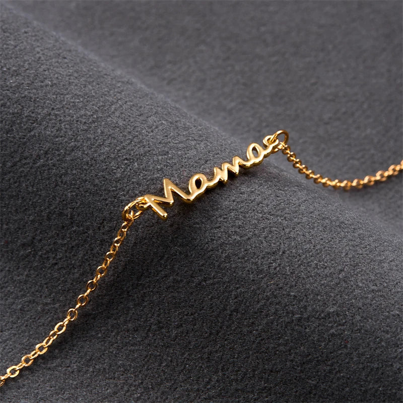 Mama stainless steel bracelet