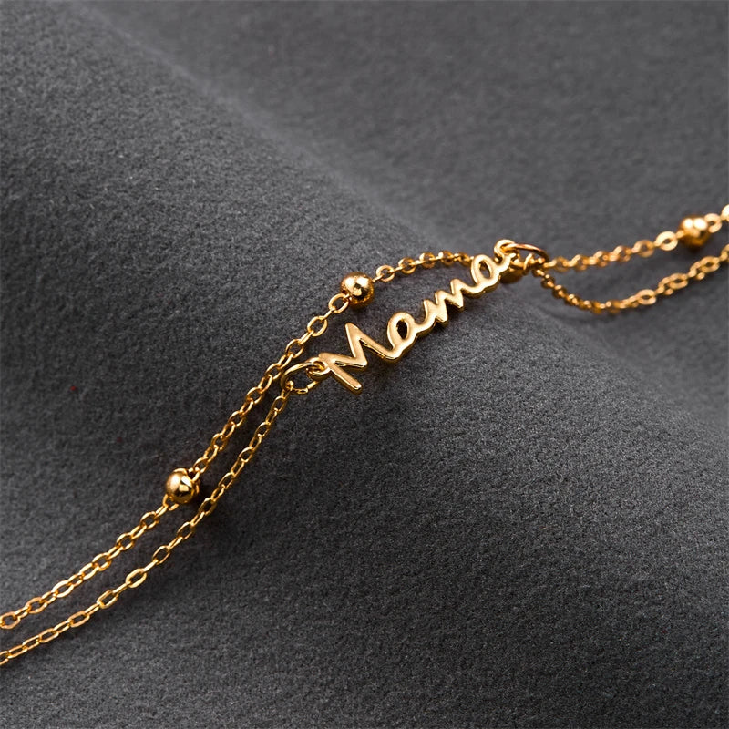 Mama stainless steel bracelet