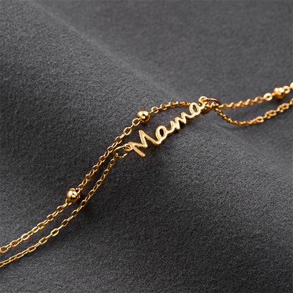 Mama stainless steel bracelet