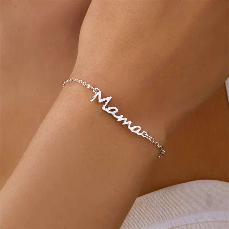 Mama stainless steel bracelet