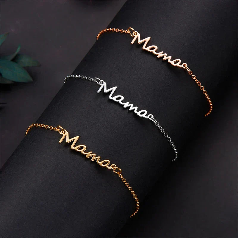 Mama stainless steel bracelet
