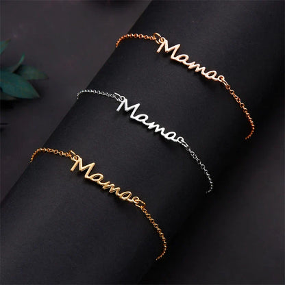 Mama stainless steel bracelet