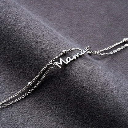 Mama stainless steel bracelet