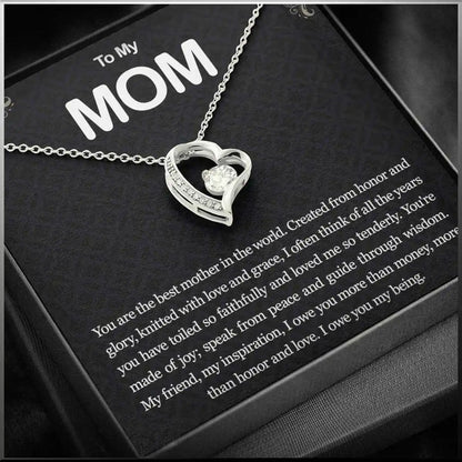 Classic Zirconia Necklace for Mum