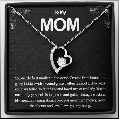 Classic Zirconia Necklace for Mum