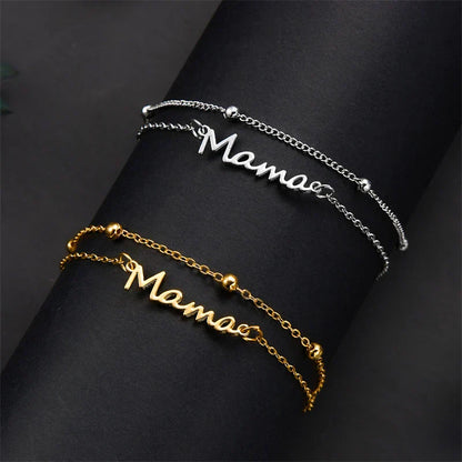 Mama stainless steel bracelet