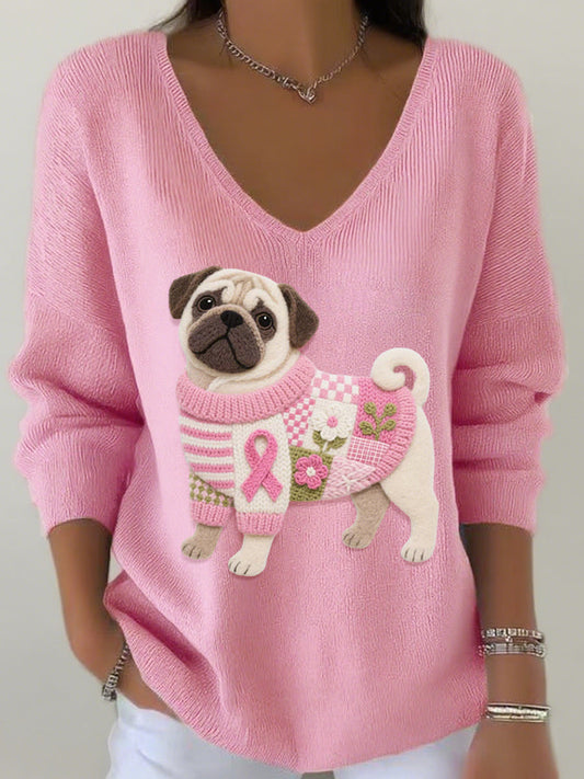 Betsy | Solidarity V-Neck Jumper