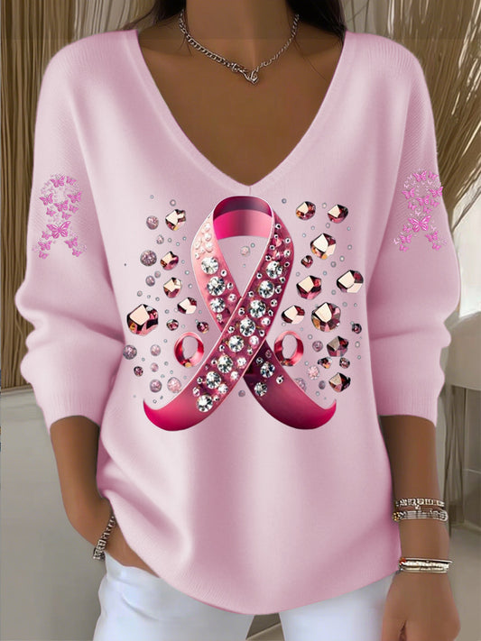 Betsy | Solidarity V-Neck Sweater