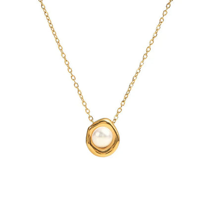 Gold-Plated Saltwater Pearl Necklace